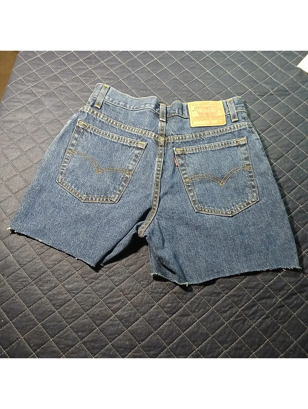 Levi's Made In USA Denim Cutoff Shorts Blue Jean Juniors Size 9